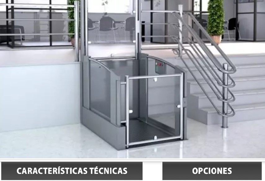 Estructura interna ascensor